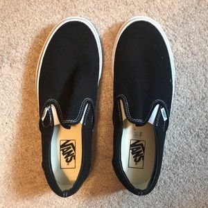 Black Slip on Vans W10 M8.5